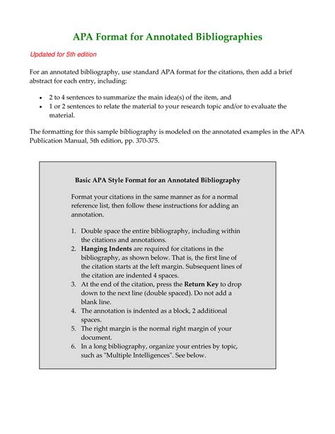 Bibliography In Apa Format - How to create a Bibliography in APA Format ...