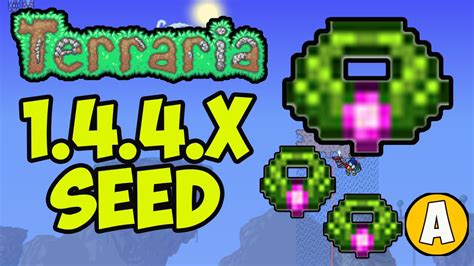 Terraria how to get fast ANKLET OF THE WIND (NEW SEED for 1.4.4.9 ...