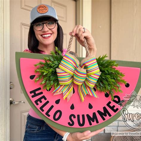 Watermelon Sign - Etsy