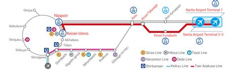 Rapid Limited Express・Limited Express Route Map | Skyliner | KEISEI Electric Railway