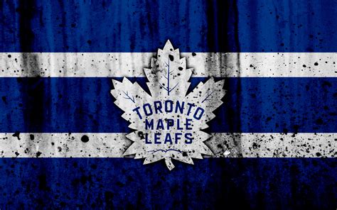 4K, Logo, Emblem, Toronto Maple Leafs, NHL, Hockey HD Wallpaper