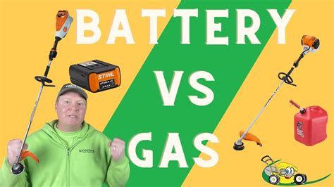 Stihl FSA 135 Battery Vs FS 131 Gas Weed-Eater Review - YouTube