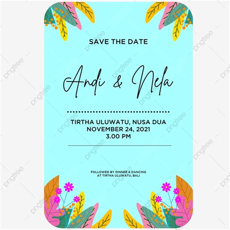 Wedding Invitation Template Andi Template Download on Pngtree