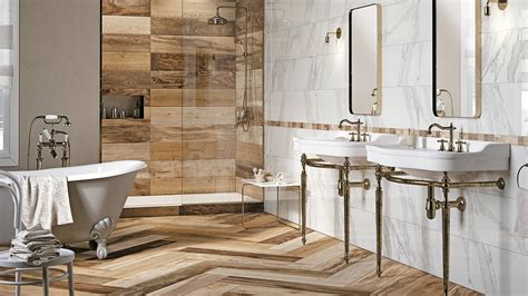 Expand Your Design Horizons With These Wood Tile Bathroom Ideas