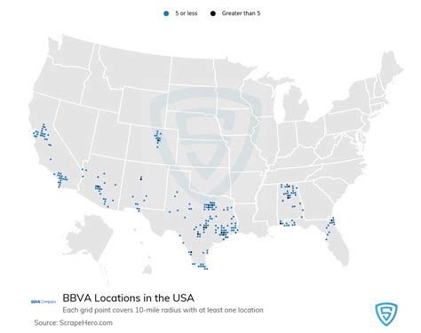 List of all BBVA bank locations in the USA - ScrapeHero Data Store