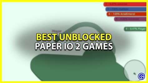 Best Paper Io 2 Unblocked Games Sites (2023) - Gamer Tweak