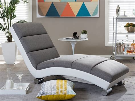 Baxton Studio Percy Modern Contemporary Chaise Lounge » Petagadget