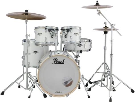 Pearl Export EXX725/C 5-piece Drum Set with Snare Drum - Pure White ...