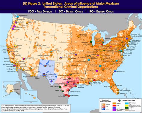 DEA maps of Mexican cartels in the US - Business Insider