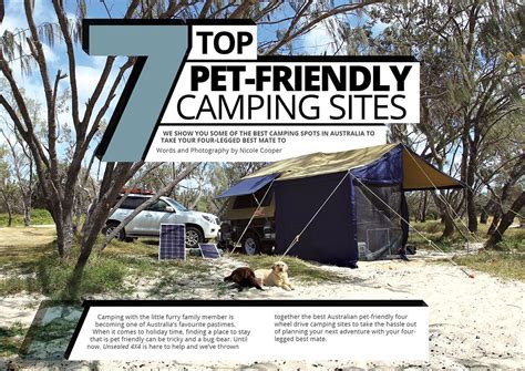 We show you some of the best camping spots in Australia to take your four-legged best mate ...