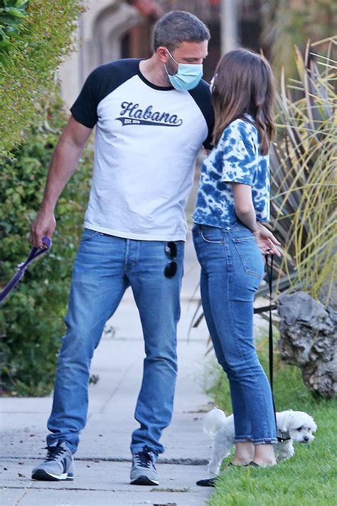 Ben Affleck Stays Close to Ana de Armas on Walk