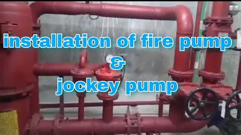 Fire Pump &Jockey Pump installation - YouTube