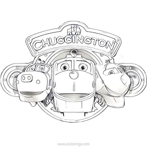 Chuggington Coloring Pages Logo - XColorings.com