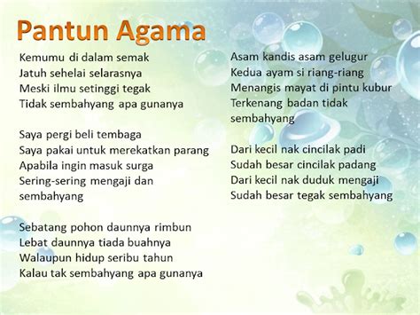 Pantun Jenaka, Pantun Nasehat, Pantun Agama, Pantun Muda Mudi - Tugas Sekolah