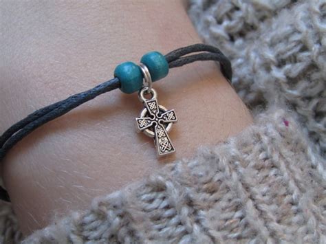 Celtic Cross Bracelet Celtic Bracelet Irish Bracelet - Etsy