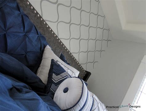 DIY Fabric Headboard - Practical Whimsy Designs