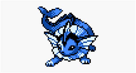 Pokemon Gold Vaporeon Sprite, HD Png Download , Transparent Png Image - PNGitem