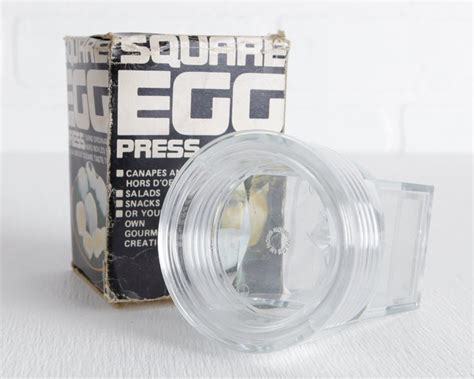 Vintage Square Egg Maker Press or Machine Hard Boiled Egg