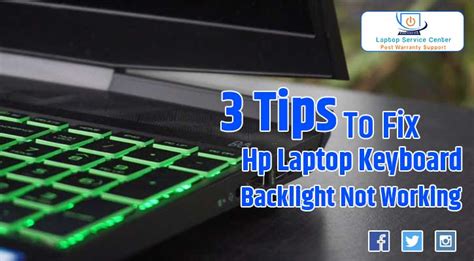 3 Tips To Fix Hp Laptop Keyboard Backlight Not Working Issue