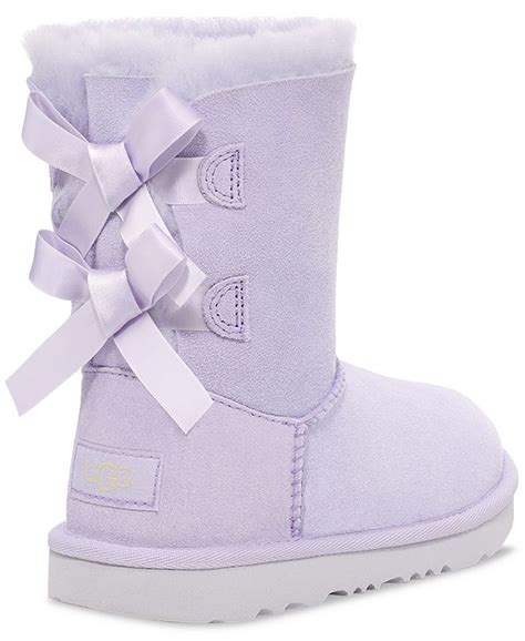 UGG® Little & Big Kids Bailey Bow II Boots - Macy's