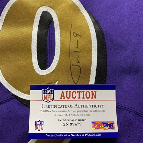 NFL - Ravens Justin Tucker Signed Authentic Jersey Size 40 | The ...