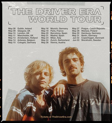 THE DRIVER ERA Announce 2021 UK & EU Tour – GIG GOER