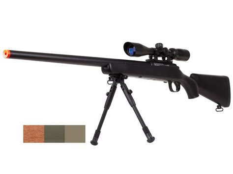 TSD SD700 Airsoft Sniper Rifle with 3-9x40 Scope, Bipod. Airsoft gun