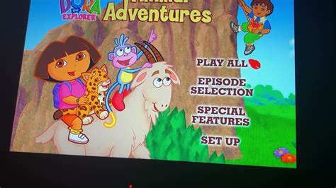 Dora The Explorer: Animal Adventures 2006 DVD Menu Walkthrough - YouTube