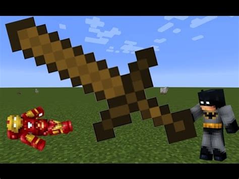 Minecraft, How To Make A Wooden Sword, By MCEQ. - YouTube