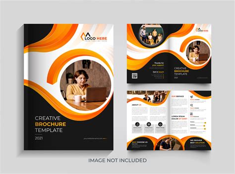 Modern Corporate bi-fold brochure design on Behance