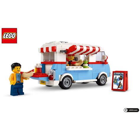 LEGO Retro Food Truck Set 40681 Instructions Set | Brick Owl - LEGO Marketplace