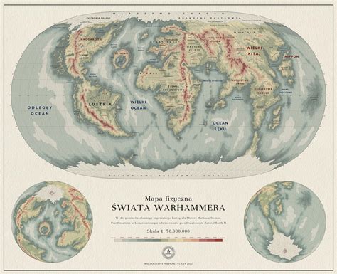 Mapa Uniwersum Warhammera Fantasy by MapyNiepraktyczne on DeviantArt