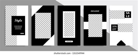 Set Minimalist Black White Geometric Banner Stock Vector (Royalty Free) 1311549944 | Shutterstock