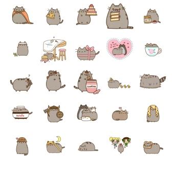 Cat Pusheen Colection Stickers Telegram | Stickers Telegram