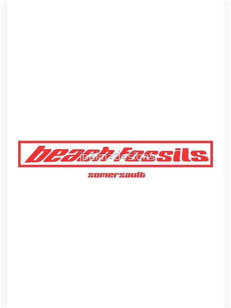 "beach fossils somersault merch" Poster by jpalmadesigns | Redbubble