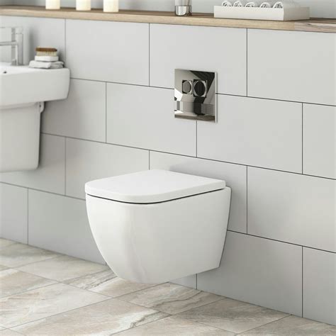 Mode Ellis wall hung toilet inc soft close seat | VictoriaPlum.com