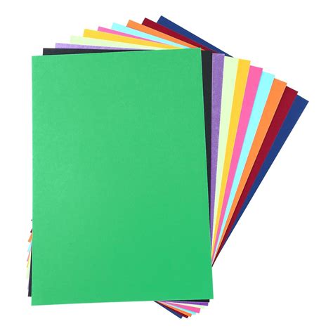 50-Pack: Image Poster Board 10 Assorted Colors A3 Size