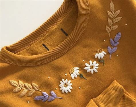 Free Flower Hand Embroidery Designs for Sweaters & T-shirts