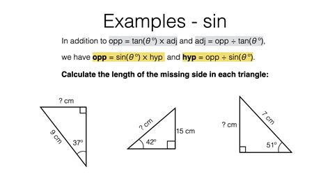 G20b – Trigonometric ratios – sin, cos and tan – BossMaths.com