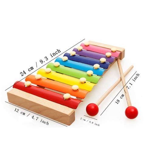 Tinykart Wooden Xylophone for Kids - 8 Note Musical Toy - Pack of 1 (Big Size) - Buy Tinykart ...