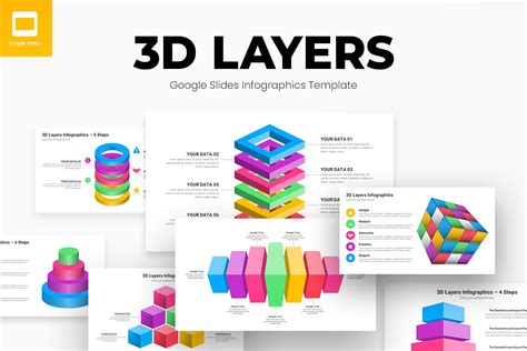 3D Layers Infographics Google Slides Template | Nulivo Market