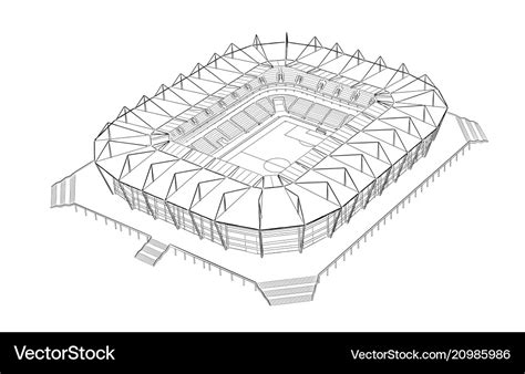 Football Stadium Drawing