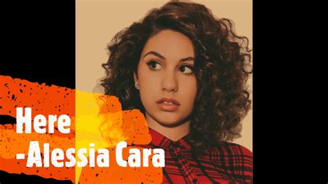 Here - Alessia Cara (JP Cooper cover) [ Lyrics ] - YouTube