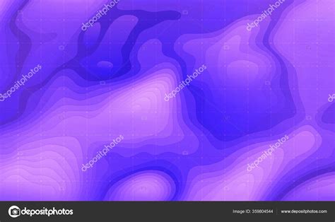 Vector Abstract Earth Relief Map Generated Conceptual Elevation Map Isolines Stock Vector by ...