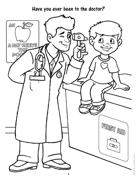 Doctor Coloring Pages For Children