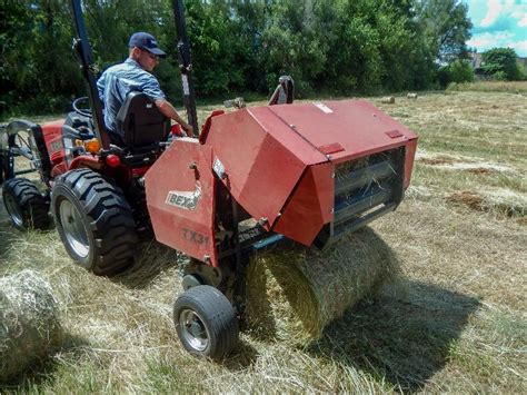 Ibex TX31 Mini Round Baler with Twine Wrap | Small tractors, Baler, Tractors