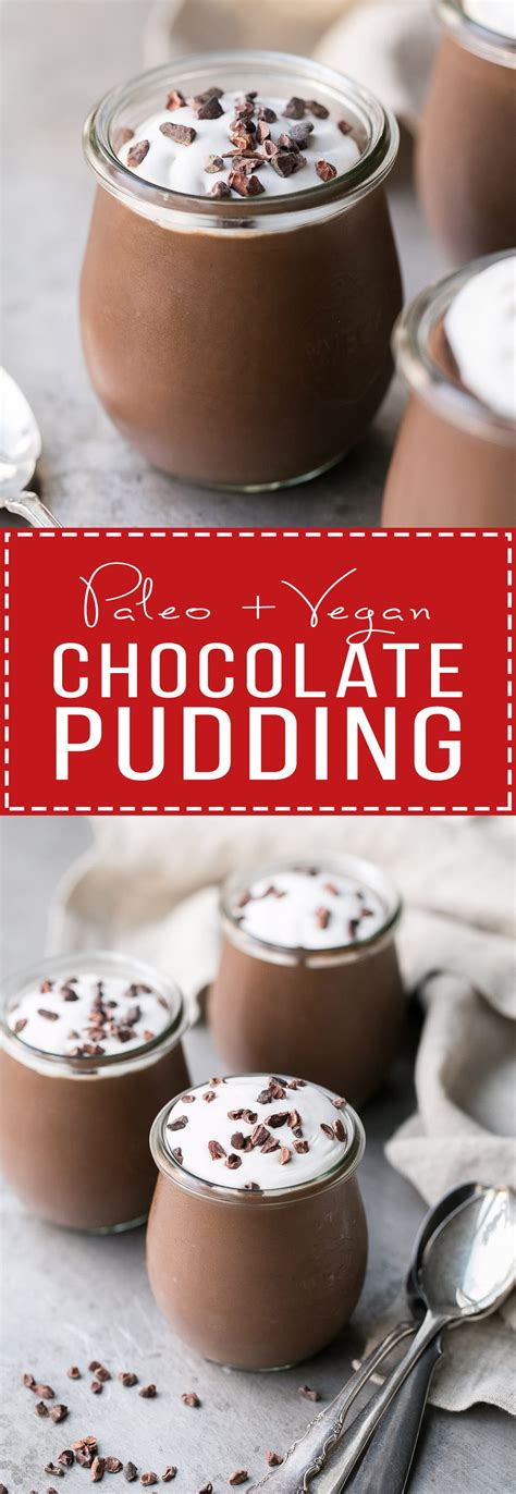 Chocolate Pudding (Paleo + Vegan) + VIDEO • Bakerita