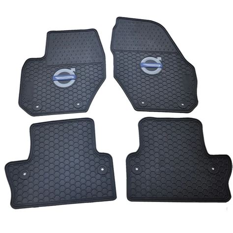 Genuine Dedicated Front&Rear Floor Slip resistant Rubber Mats for Volvo ...