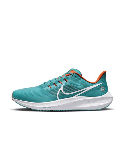 Nike Pegasus 39 (nfl Miami Dolphins) Road Running Shoes In Green, in ...