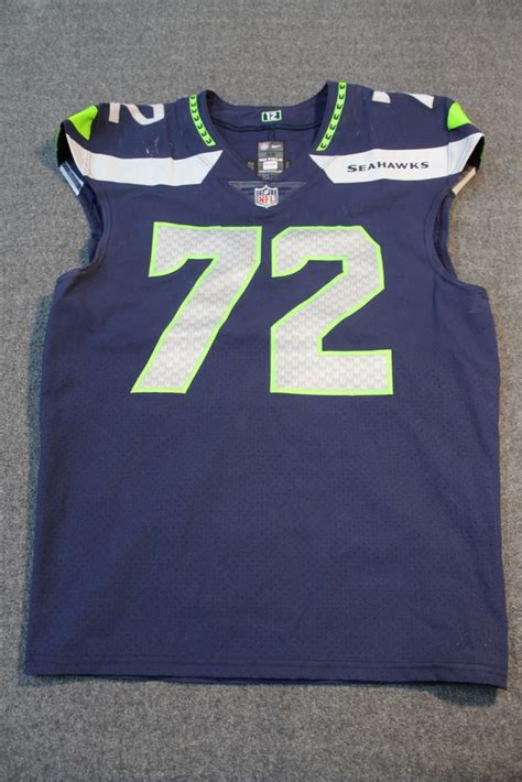 Crucial Catch - Seahawks Michael Bennett game worn Seahawks Jersey ...